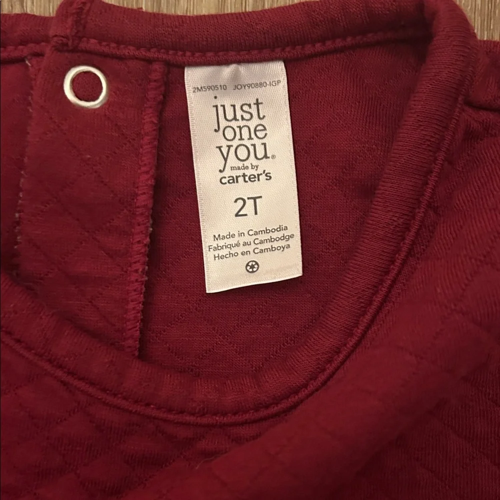 Carter’s Kids Long Sleeve Red Top